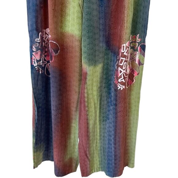 Multicolor Wide Leg Pants - Picture 15 of 16